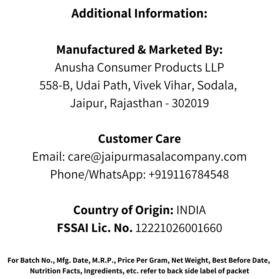 Combo Pack - Chai Masala & Gulab Chai Masala - Jaipur Masala Company